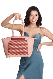 Olivia Tote Handbag - Pink
