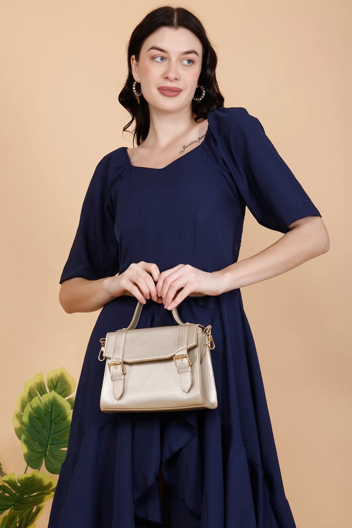 Light Gold Handbag - Emma