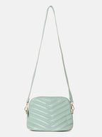 Quilted sling bag Green