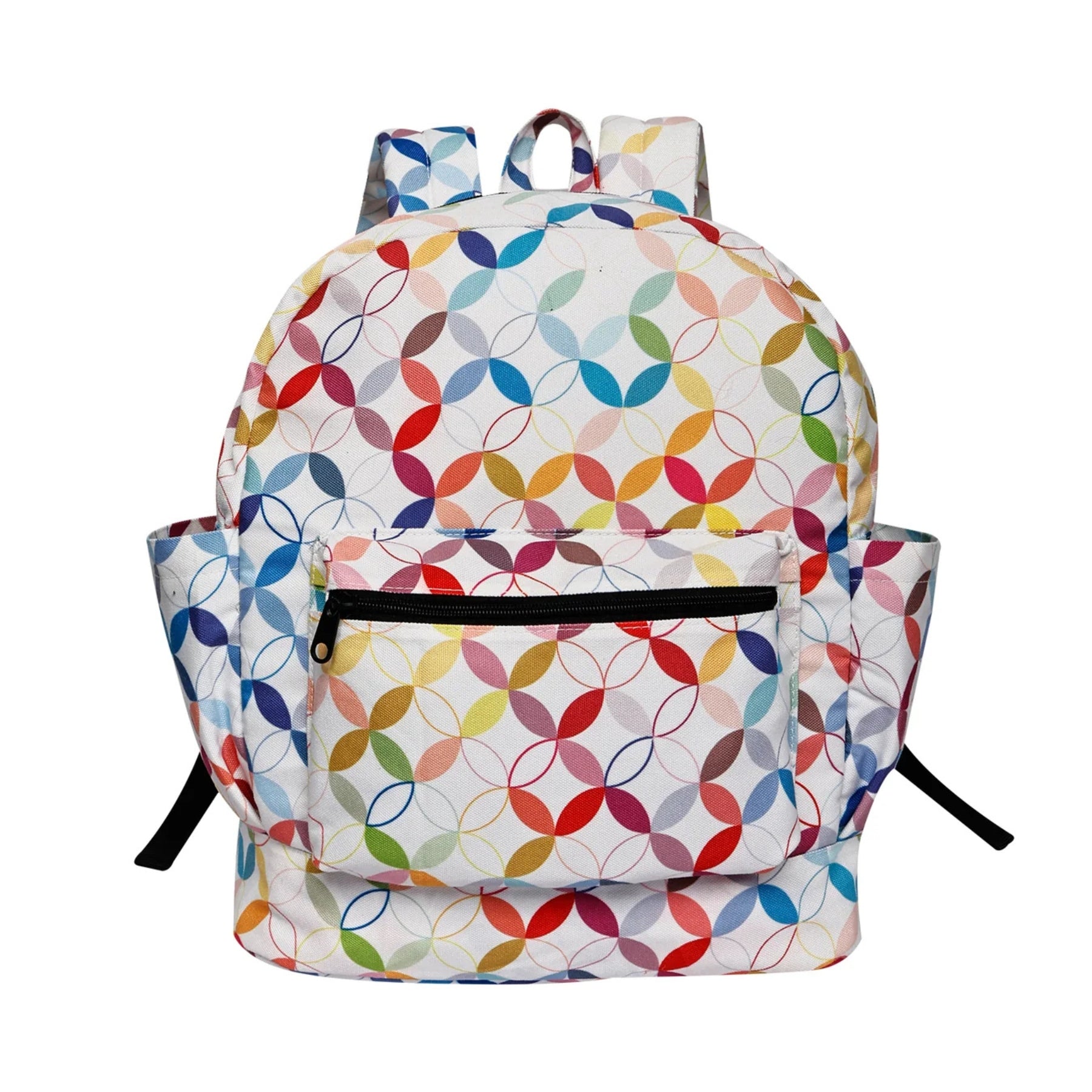 Cristina Backpack - Coloured Circles Print