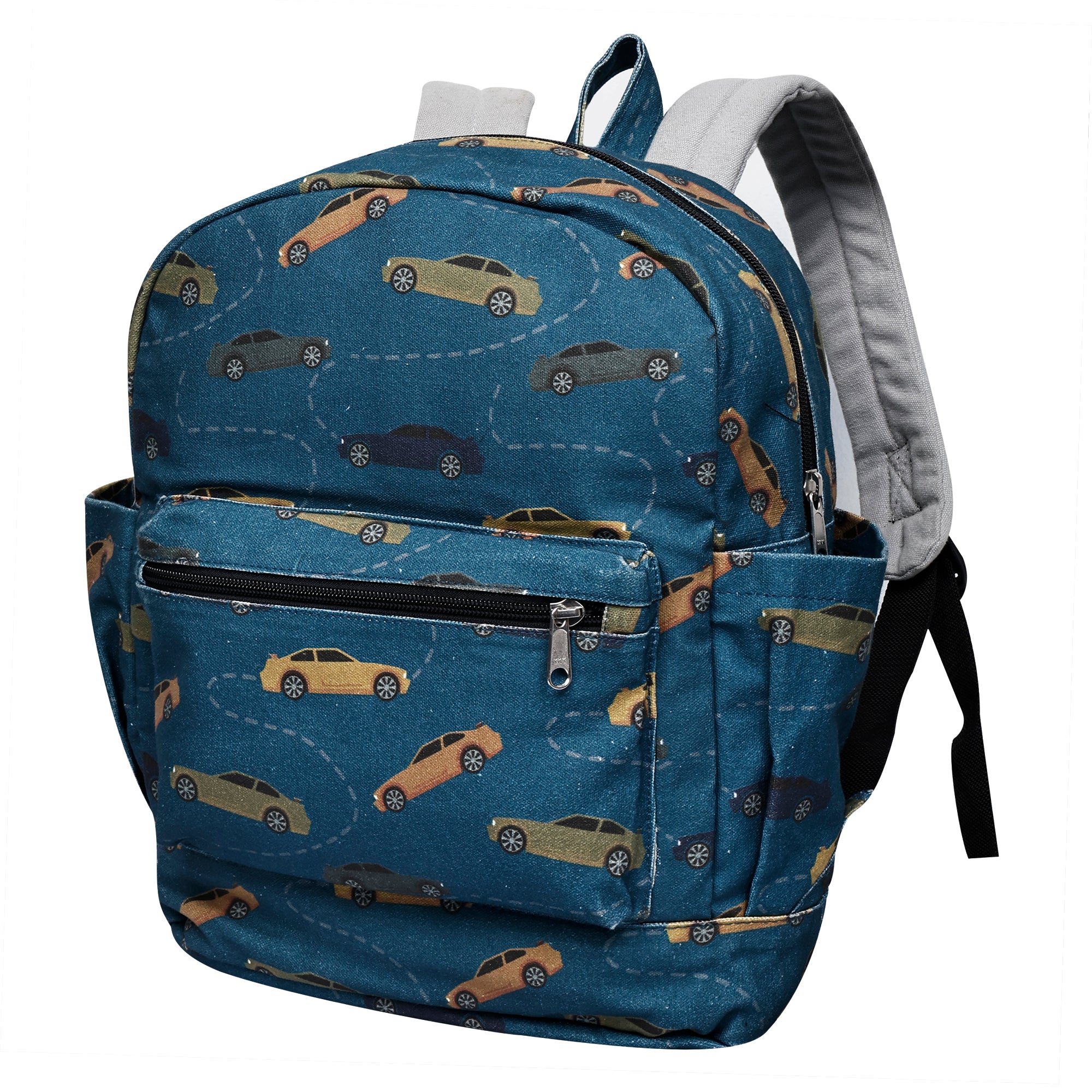Race Car Print Backpack - Cristina