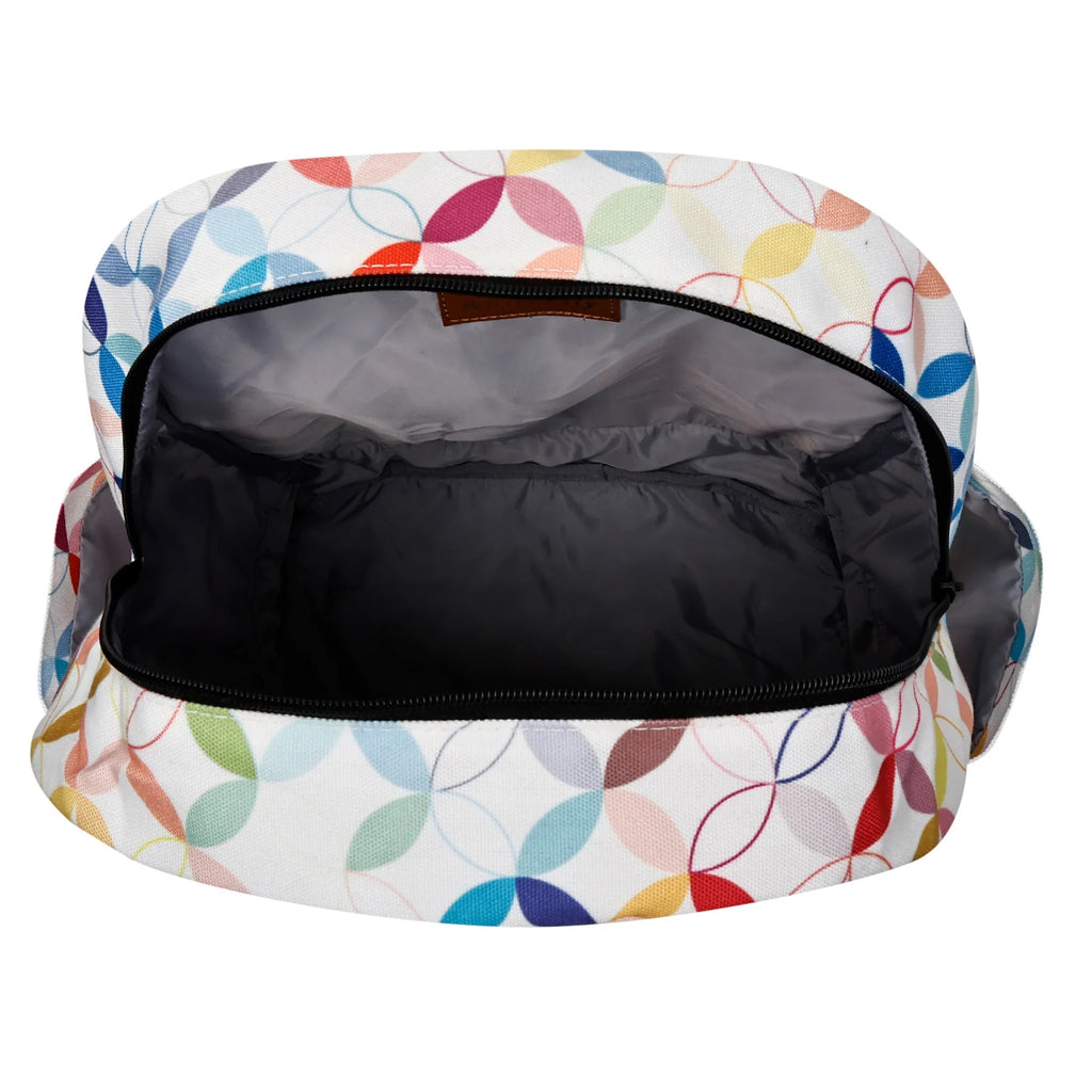 Cristina Backpack - Coloured Circles Print