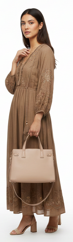 Aurélia Structured Pink Tote bag