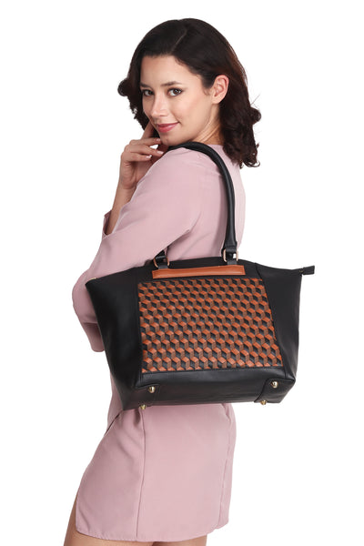 Olivia Tote Handbag - Black