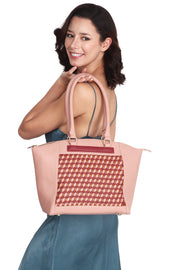 Olivia Tote Handbag - Pink