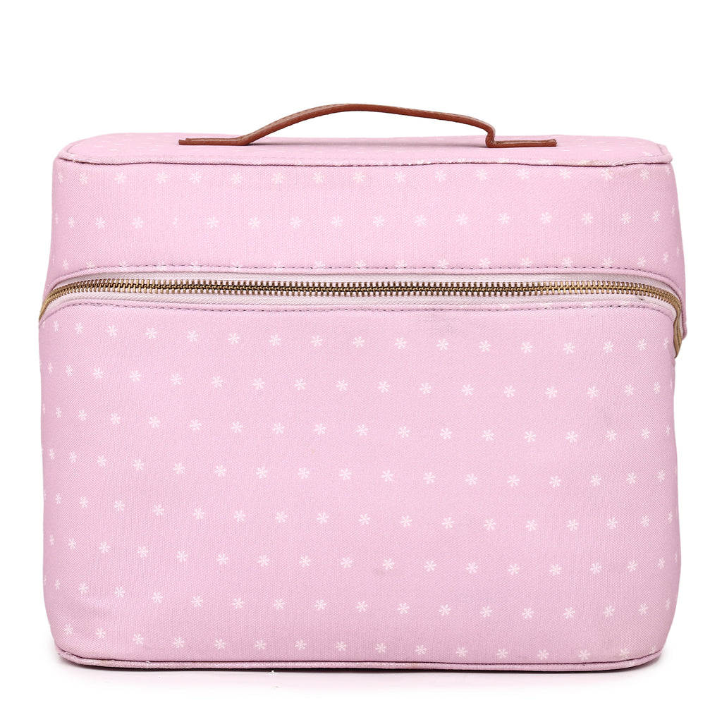 Light Pink Medium Cosmetic Organiser - Asterisk