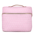 Light Pink Medium Cosmetic Organiser - Asterisk