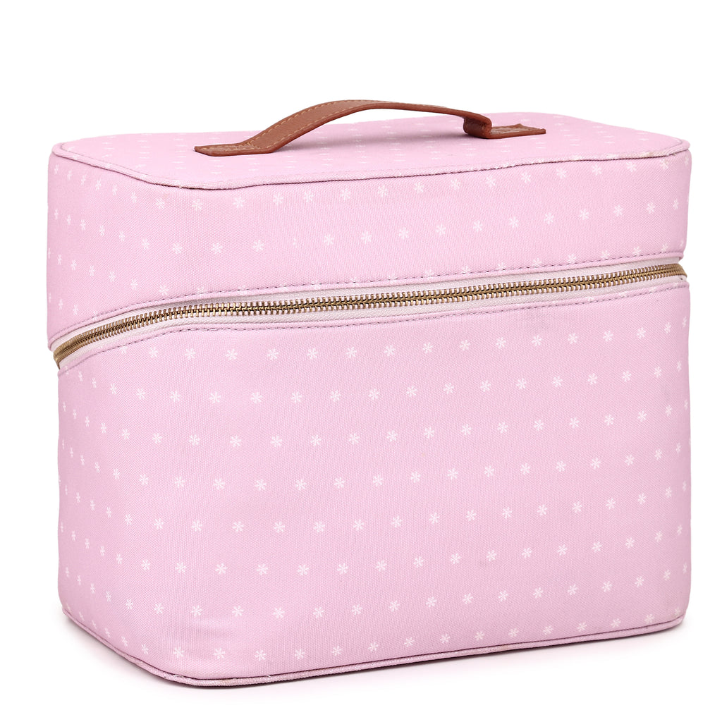 Light Pink Medium Cosmetic Organiser - Asterisk