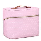 Light Pink Medium Cosmetic Organiser - Asterisk