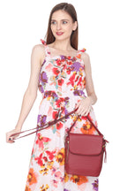 Valentina Messenger Bag - Red