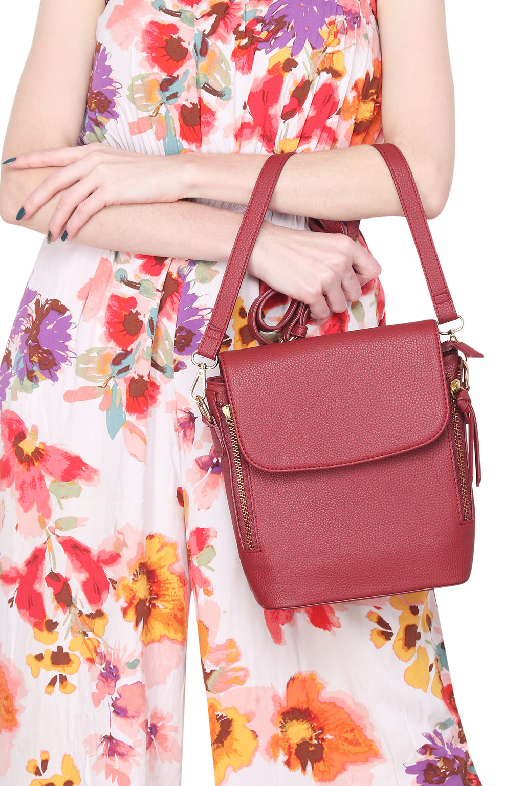 Valentina Messenger Bag - Red
