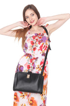 Martina Satchel Bag - Black