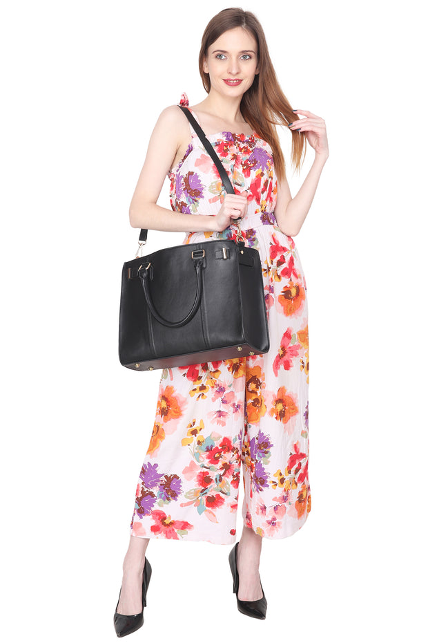 Grace Large Tote - Black