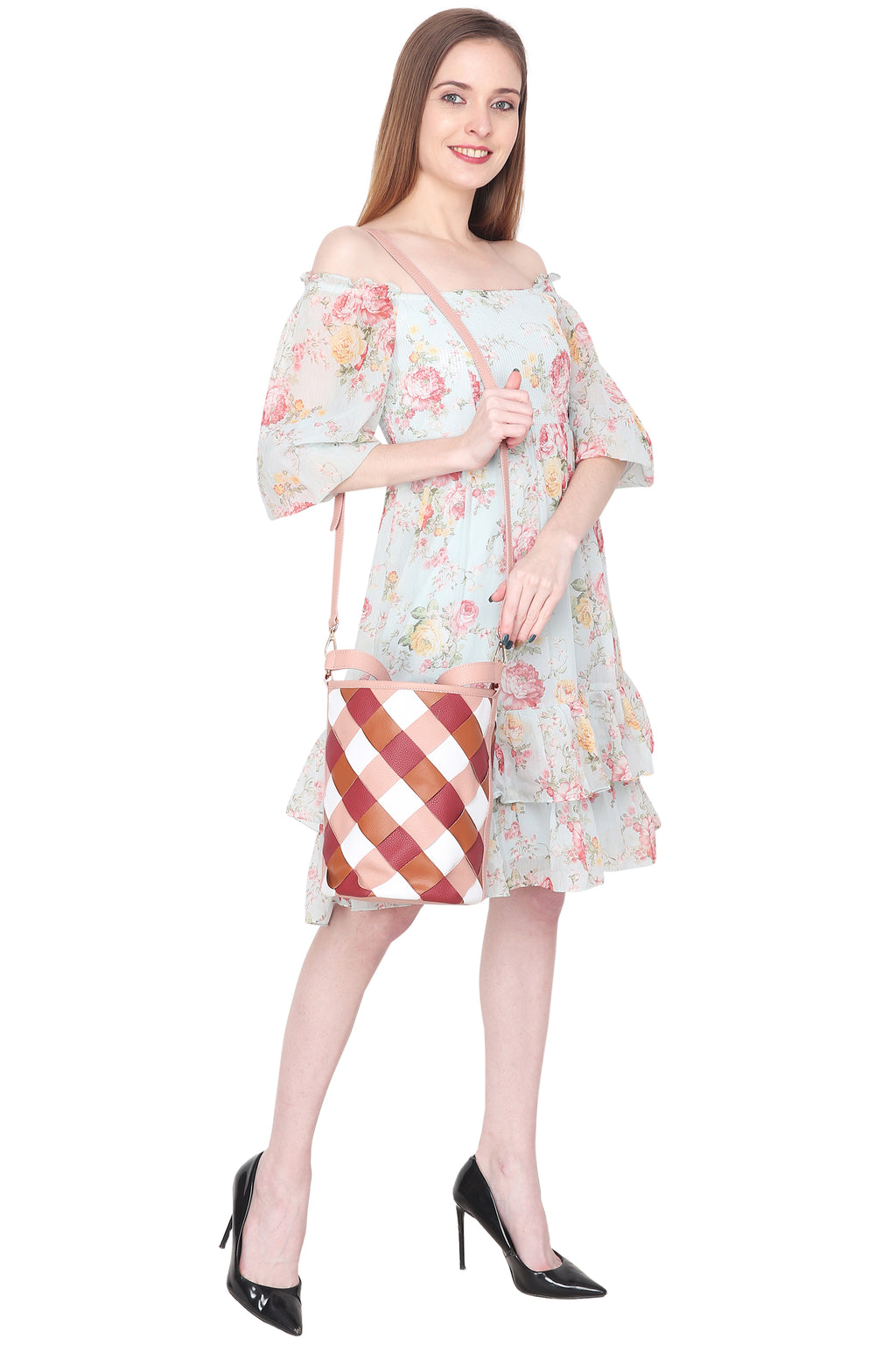 Hazel Bucket Bag - Pink