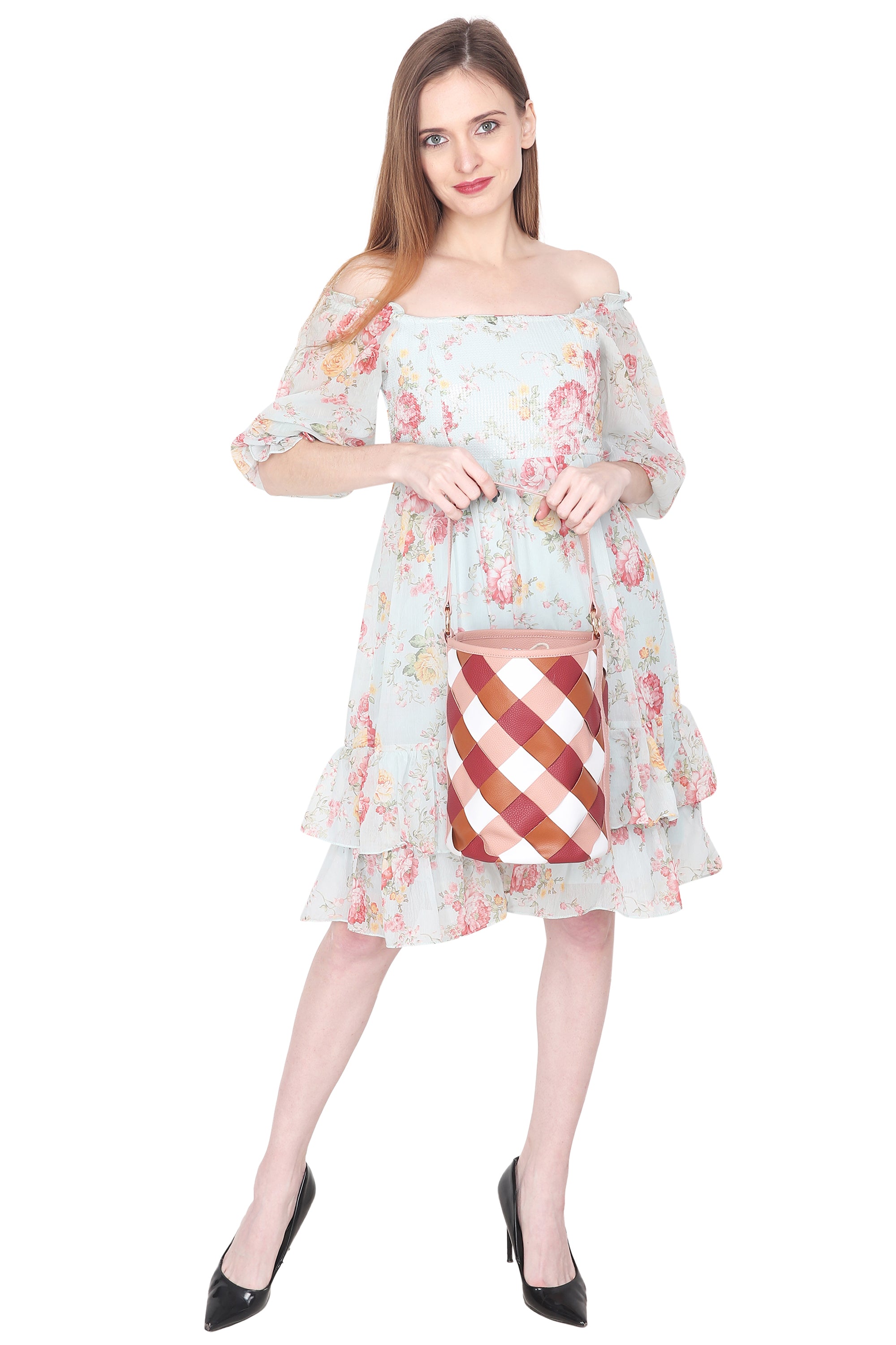 Hazel Bucket Bag - Pink