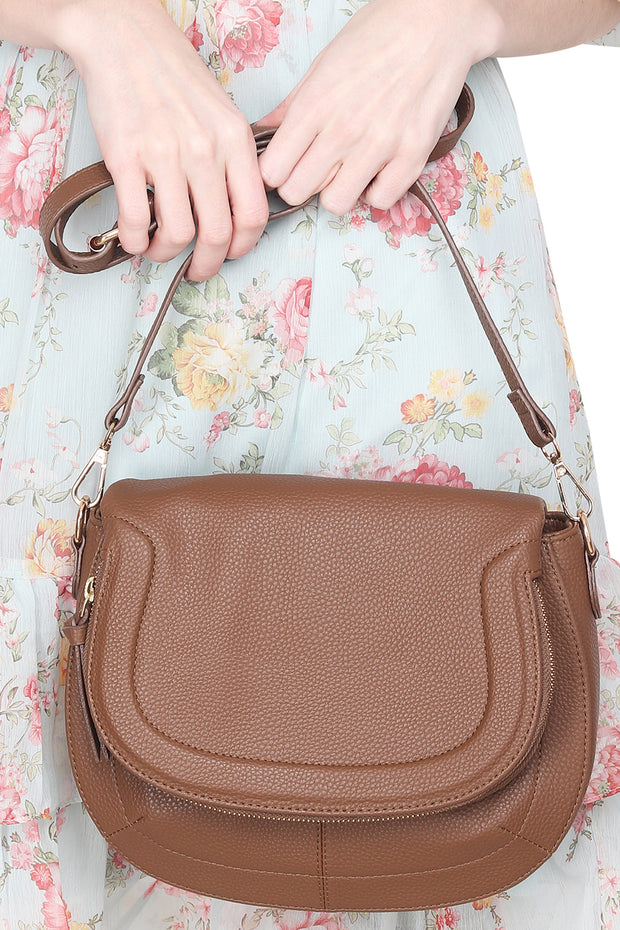 Stella Crossbody Bag - Brown