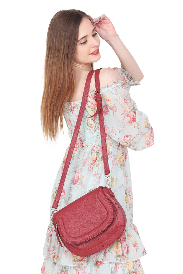 Stella Crossbody Bag - Red