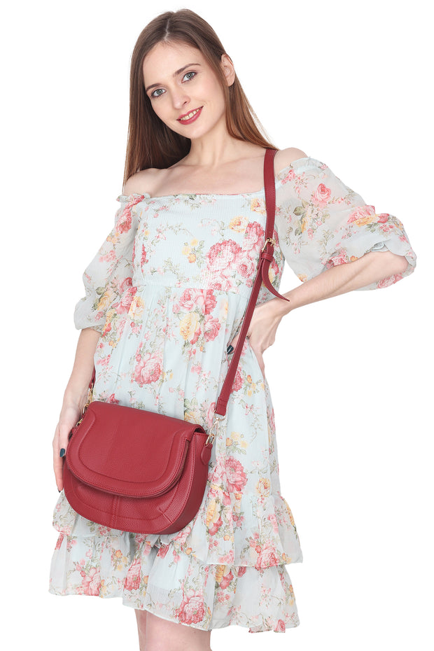 Stella Crossbody Bag - Red