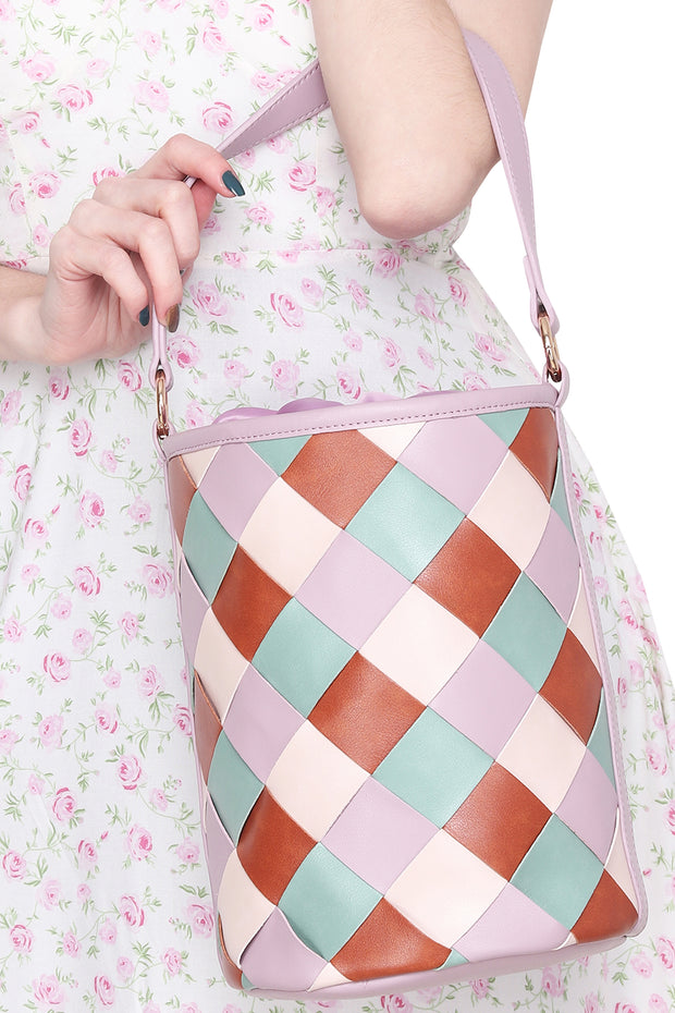 Hazel Bucket Bag - Purple