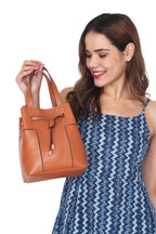 Alessia Handbag - Tan